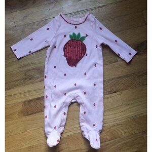 Sterling Baby 0-3 M Strawberry Footie